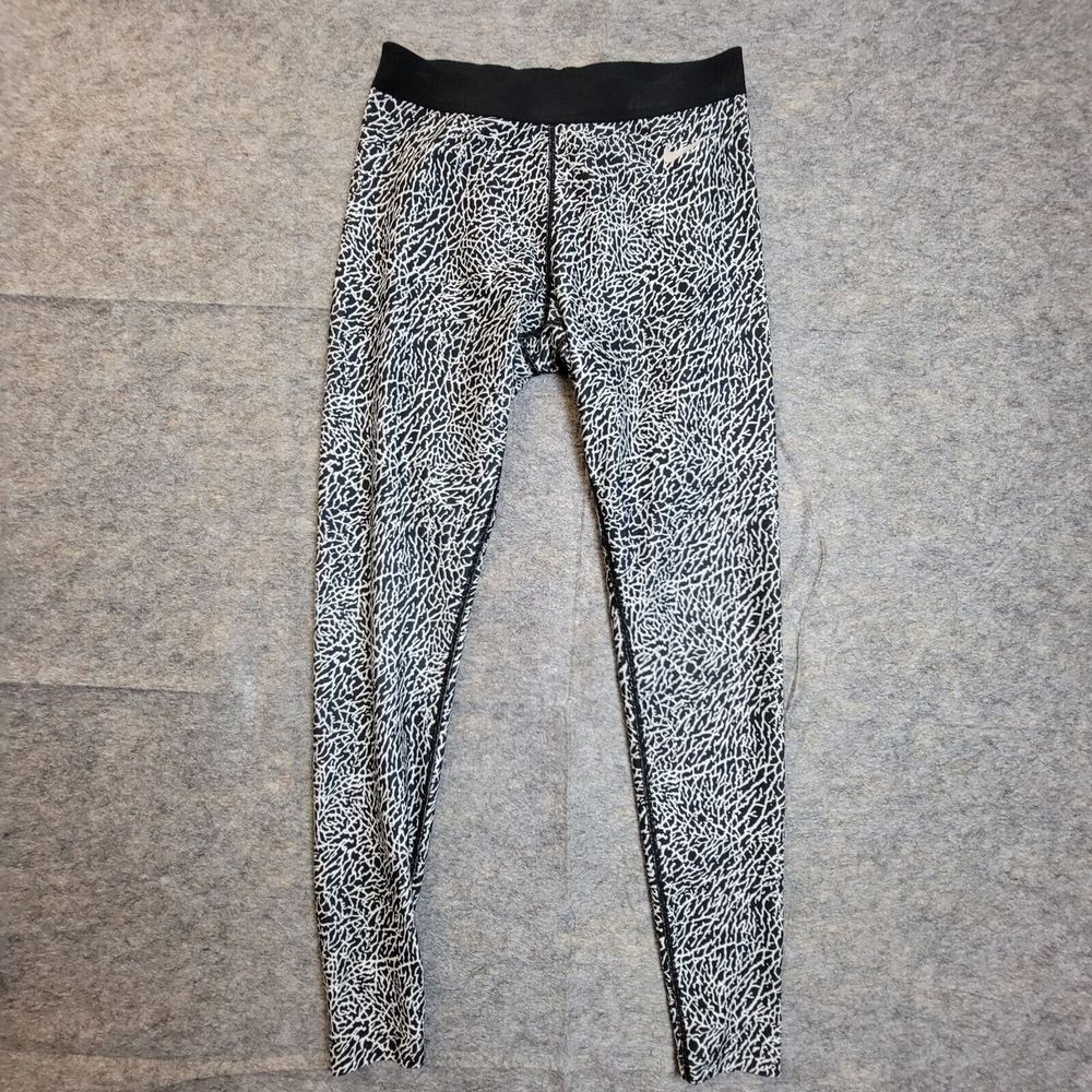 Nike Dri-Fit Womens Golf Flex Size Small Tech Blend Black White Training Running